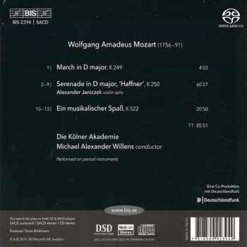 SACD Wolfgang Amadeus Mozart: Haffner Serenade / Ein Musikalischer Spass