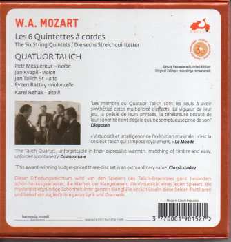 3CD/Dobozkészlet Wolfgang Amadeus Mozart: Les 6 Quintettes À Cordes DLX | LTD