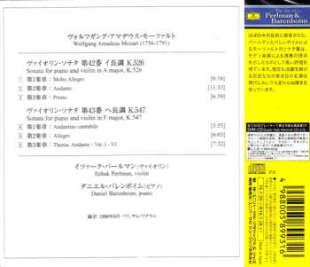 CD Wolfgang Amadeus Mozart: Sonaten Für Klavier Und Violine = Sonatas For Piano And Violin K.526 & K.547