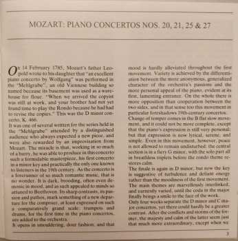 2CD Wolfgang Amadeus Mozart: Great Piano Concertos Nos. 20, 21, 25 & 27