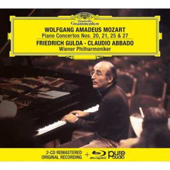 2CD/Blu-ray Wolfgang Amadeus Mozart: Piano Concertos Nos. 20, 21, 25 & 27