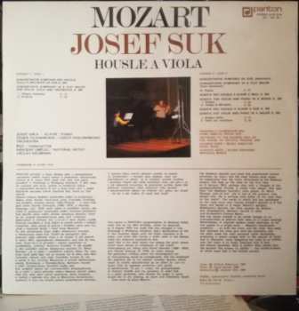LP Josef Hála: Koncertantni Symfonie Pro Housle, Violu A Orchestr Es Dur K.364 / Sonata E Mol K.304, Sonata A Dur K.305 Pro Housle A Klavir