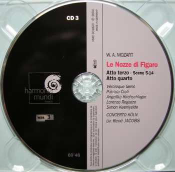 3CD/Dobozkészlet Wolfgang Amadeus Mozart: Le Nozze Di Figaro