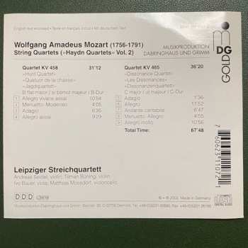CD Wolfgang Amadeus Mozart: String Quartets KV 458 & KV 465