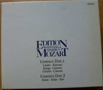 2CD/Dobozkészlet Wolfgang Amadeus Mozart: Lieder - Kanons - Arien - Songs - Canons - Arias - Chants - Canons- Airs