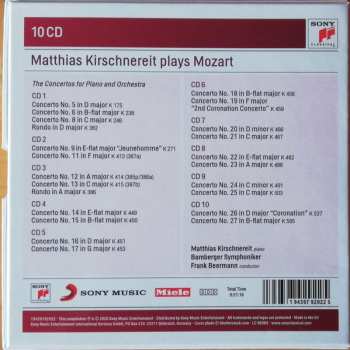 10CD/Dobozkészlet Wolfgang Amadeus Mozart: Matthias Kirschnereit Plays Mozart