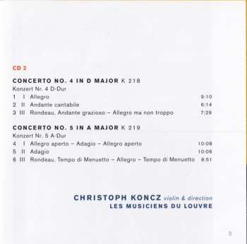 2CD Wolfgang Amadeus Mozart: Mozart's Violin (The Complete Violin Concertos)