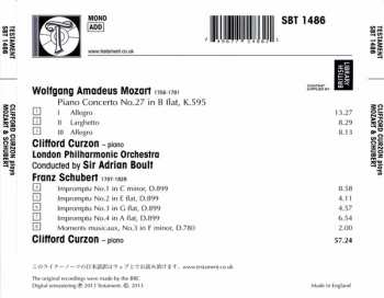 CD Wolfgang Amadeus Mozart: Piano Concerto No.27 / Impromptus D.899 • Moments Musicaux No.3