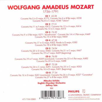 8CD/Dobozkészlet Wolfgang Amadeus Mozart: The Piano Concertos