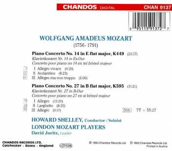CD Wolfgang Amadeus Mozart: Piano Concertos No. 14 K449 / No. 27 K595