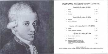 CD Wolfgang Amadeus Mozart: Quartets For Flute, Violin, Viola And Violoncello