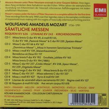 10CD/Dobozkészlet Wolfgang Amadeus Mozart: Sämtliche Messen