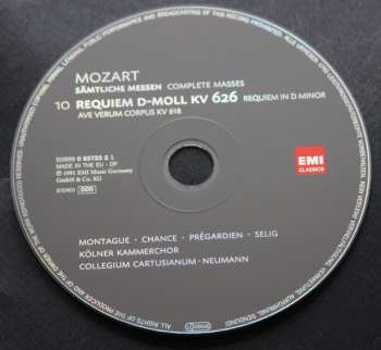 10CD/Dobozkészlet Wolfgang Amadeus Mozart: Sämtliche Messen
