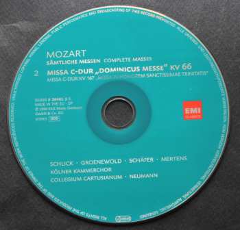 10CD/Dobozkészlet Wolfgang Amadeus Mozart: Sämtliche Messen