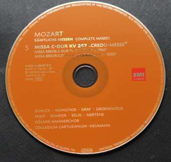 10CD/Dobozkészlet Wolfgang Amadeus Mozart: Sämtliche Messen