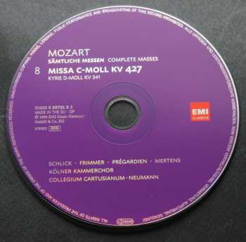 10CD/Dobozkészlet Wolfgang Amadeus Mozart: Sämtliche Messen
