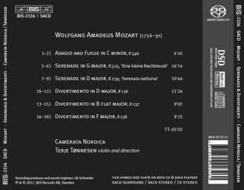 SACD Wolfgang Amadeus Mozart: Serenata Notturna; Three Divertimenti; Eine Kleine Nachtmusik