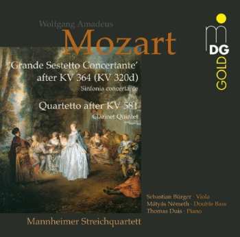 Album Wolfgang Amadeus Mozart: Sinfonia Concertante Kv 364 Für Streichquartett & Konbrabass