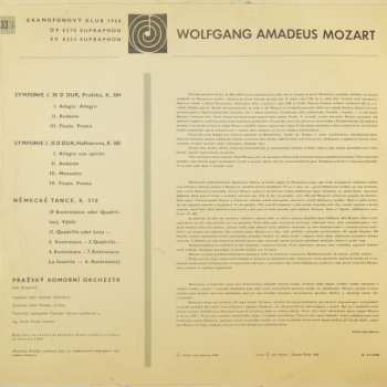 LP Prague Chamber Orchestra: Symfonie D Dur Pražská, Symfonie D Dur Haffnerova, Výběr Z Německých Tanců