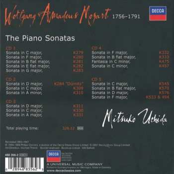 5CD/Dobozkészlet Wolfgang Amadeus Mozart: The Piano Sonatas