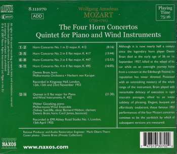 CD Herbert von Karajan: The Four Horn Concertos, Quintet For Piano And Wind Instruments