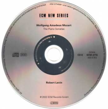 7CD/Dobozkészlet Wolfgang Amadeus Mozart: The Piano Sonatas