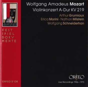 2CD/Dobozkészlet Arthur Grumiaux: Violinkonzert A-Dur KV 219