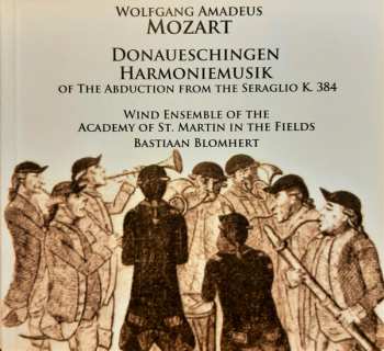 SACD Wolfgang Amadeus Mozart: Donaueschingen Harmoniemusik of The Abduction from the Seraglio K. 348