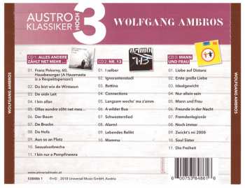 3CD/Dobozkészlet Wolfgang Ambros: Austro Klassiker Hoch 3