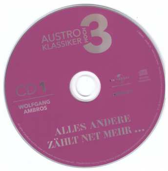 3CD/Dobozkészlet Wolfgang Ambros: Austro Klassiker Hoch 3