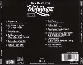 3CD/Dobozkészlet Wolfgang Ambros: Das Beste Von W. Ambros Vol. 1-3