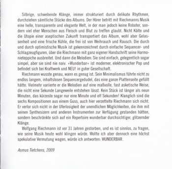 CD Wolfgang Riechmann: Wunderbar DIGI