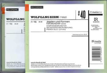 CD Wolfgang Rihm: #40 | Jagden Und Formen