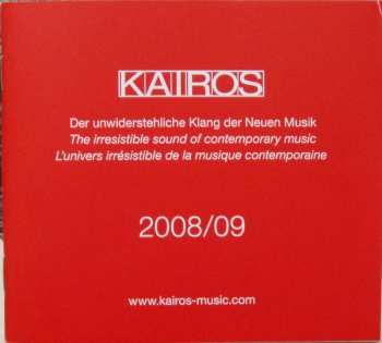 CD Wolfgang Rihm: Trios 1969 - 1994 / CD & Katalog 2008/09