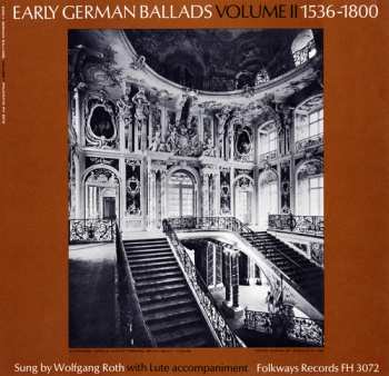Album Wolfgang Roth: Early German Ballads 2: 1536