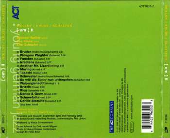 CD Wollny / Kruse / Schaefer: [em] II