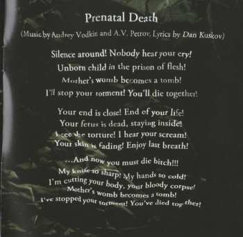 CD Wombripper: From The Depths Of Flesh