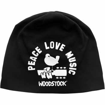 Merch Woodstock: Sapka Peace, Love, Music