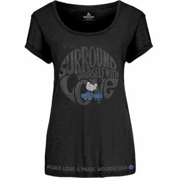 Merch Woodstock: Női Póló Surround Yourself 