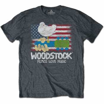 Merch Woodstock: Póló Flag 