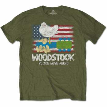 Merch Woodstock: Póló Flag 