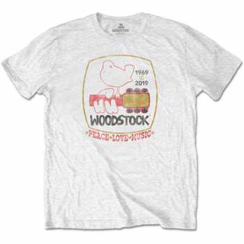 Merch Woodstock: Póló Peace Love Music 