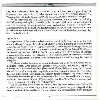 2CD Wu Man: Chinese Traditional & Contemporary Music For Pipa And Ensemble