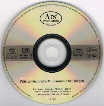 SACD Württembergische Philharmonie Reutlingen: Romantische Ouvertüren