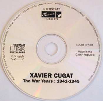 CD Xavier Cugat: The War Years: 1941-1945