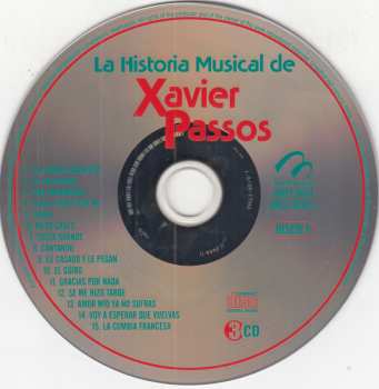 3CD Xavier Passos: La Historia Musical De... Xavier Passos