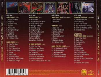 4CD/Dobozkészlet Y & T: Earthquake - The A&M Years