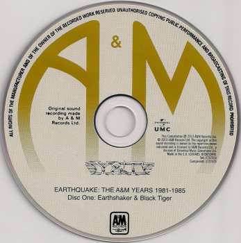 4CD/Dobozkészlet Y & T: Earthquake - The A&M Years