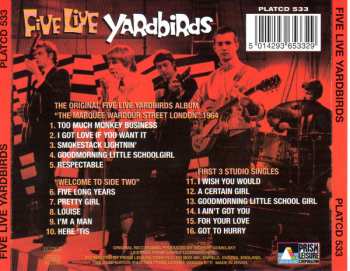 CD The Yardbirds: Five Live Yardbirds