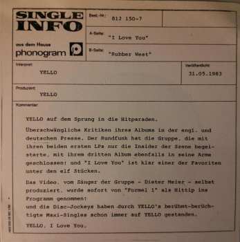 SP Yello: I Love You